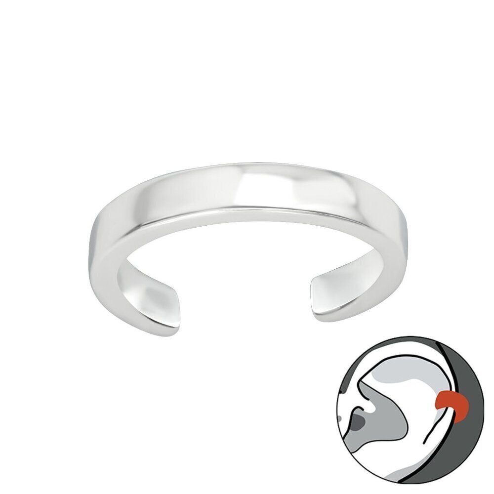 Sterling Silver Minimalist Ear Cuff